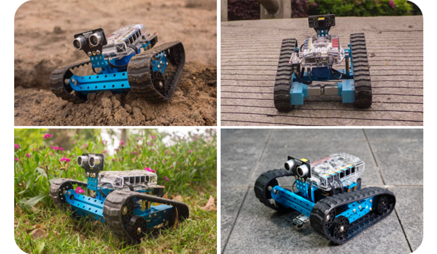 Xe tăng mBot Ranger Robot Kit chinh phục mọi địa hình
