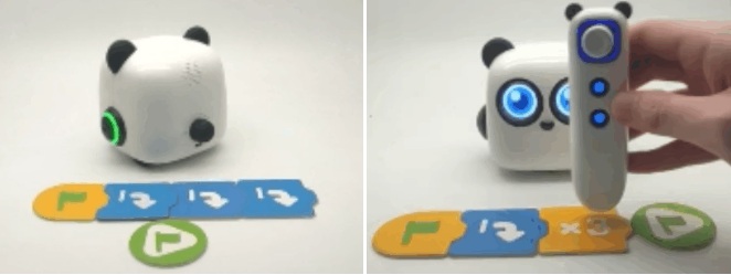 Trường hợp 4 - Sử dụng thẻ hướng dẫn để robot mTiny thực hiện các chương trình tuần hoàn