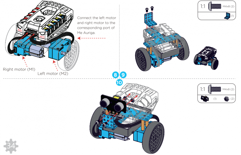 Cách lắp ráp mbot Ranger bằng hình ảnh dễ hiểu nhất