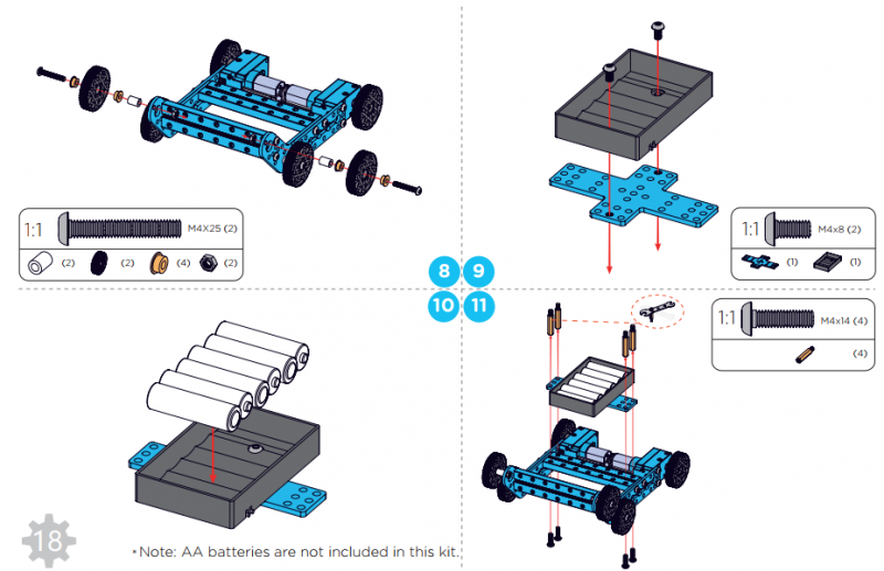 Cách lắp ráp mbot Ranger bằng hình ảnh dễ hiểu nhất