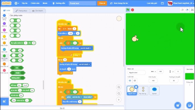Hướng dẫn cách làm game Blox Fruit trên Scratch với các bước chi tiết