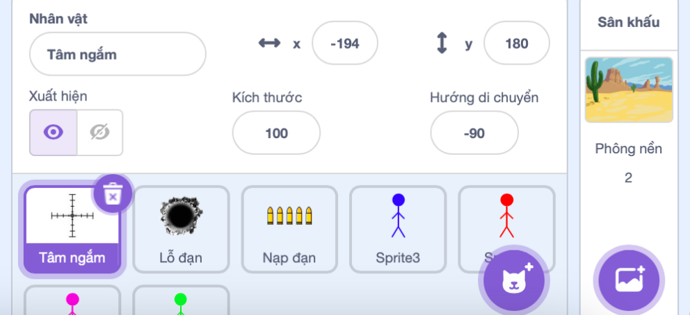 Gợi ý cách làm game bắn súng trên Scratch chỉ vài bước đơn giản