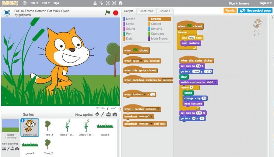 phần mềm scratch 3.0