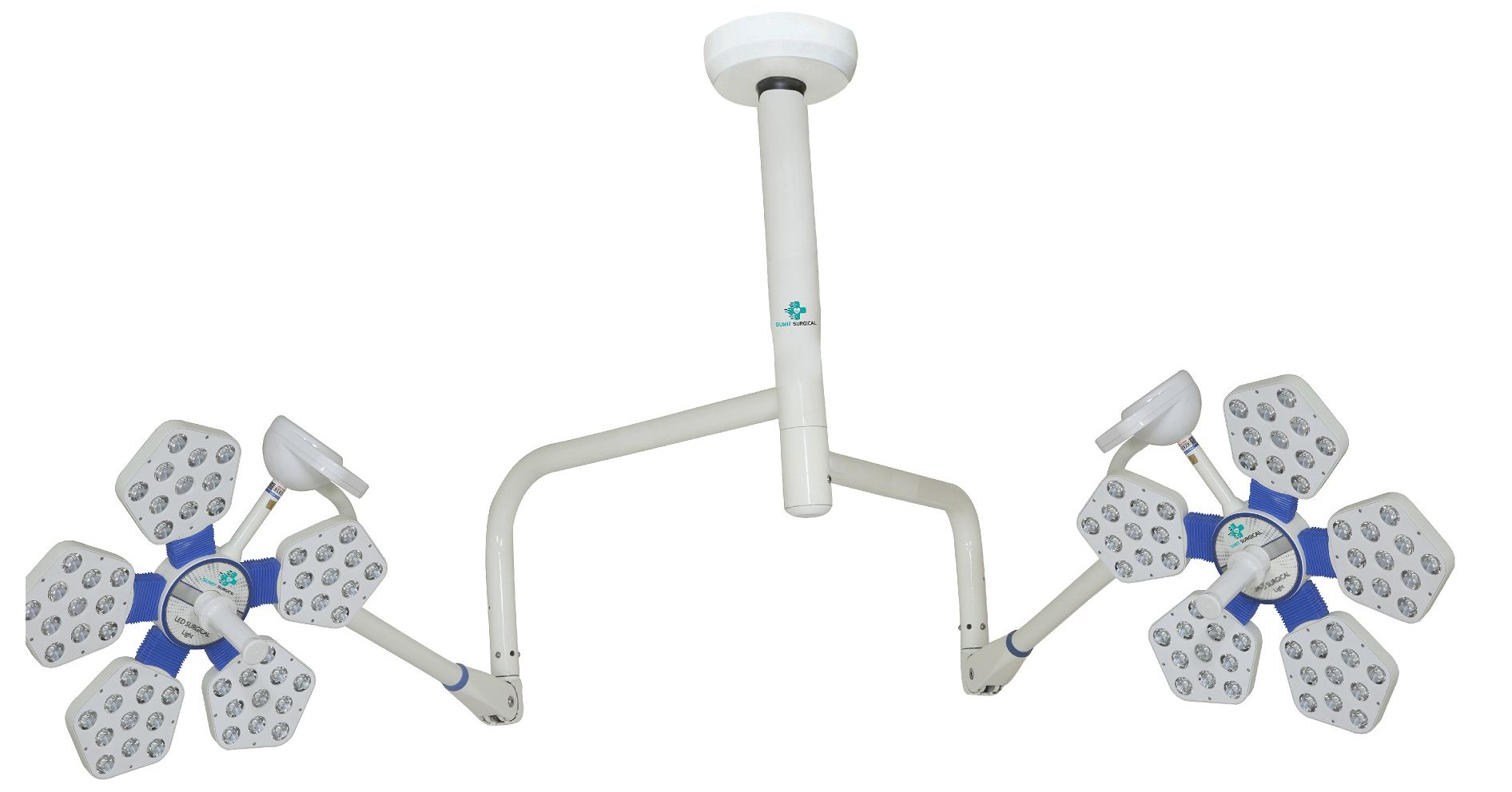 Đèn mổ treo trần LED 2 nhánh 5 cánh SSI-505(P)