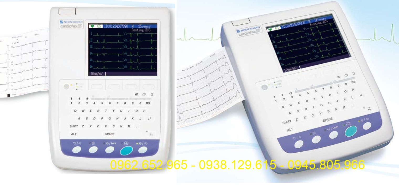 Máy điện tim 6 cần CARDIOFAX ECG-1250K