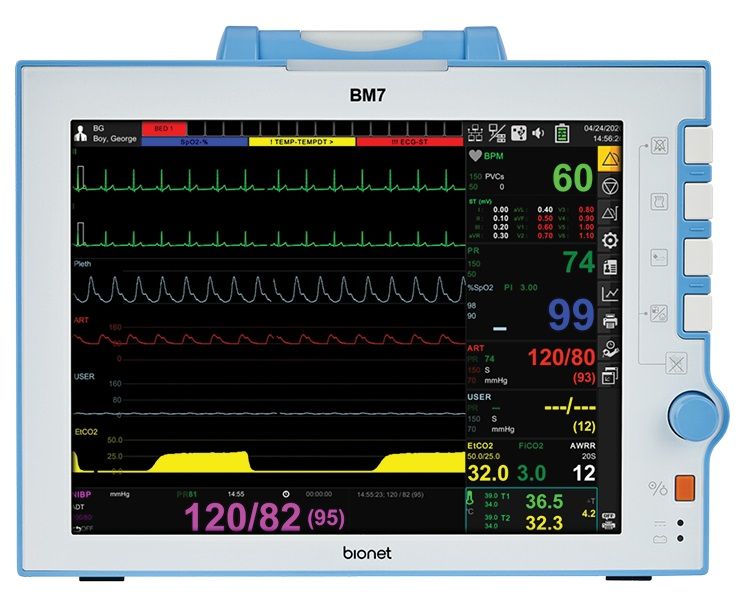 Monitor theo dõi bệnh nhân Bionet BM7