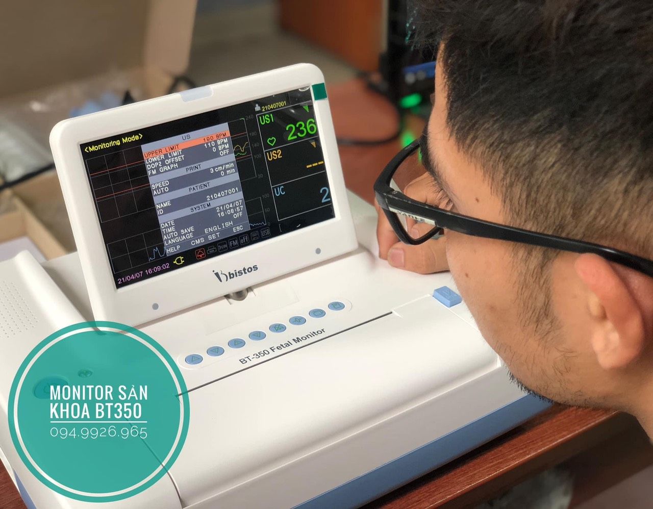 Monitor sản khoa Bistos BT-350L