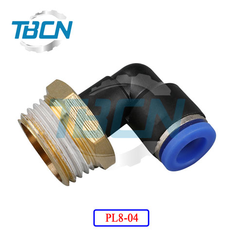 Co nối nhanh ống hơi khí nén ren ngoài PL8-04