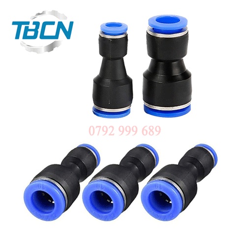 Cút nối nhanh khí nén thẳng giảm