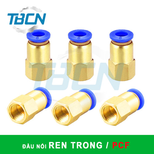 Đầu nối khí nén ren trong PCF