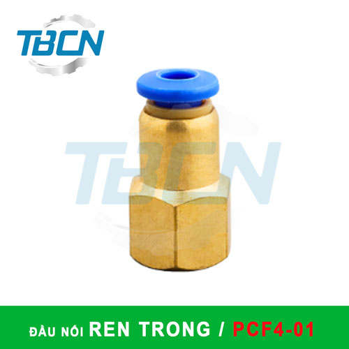 Đầu nối nhanh khí nén ren trong PCF4-01