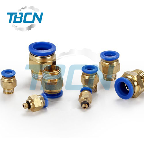 Đầu nối nhanh khí nén ren ngoài PC