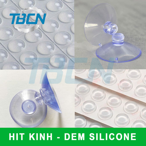 Hít kính - đệm silicone chống va đập