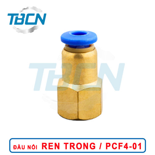 Đầu Nối Nhanh Khí Nén Ren Trong PCF4-01