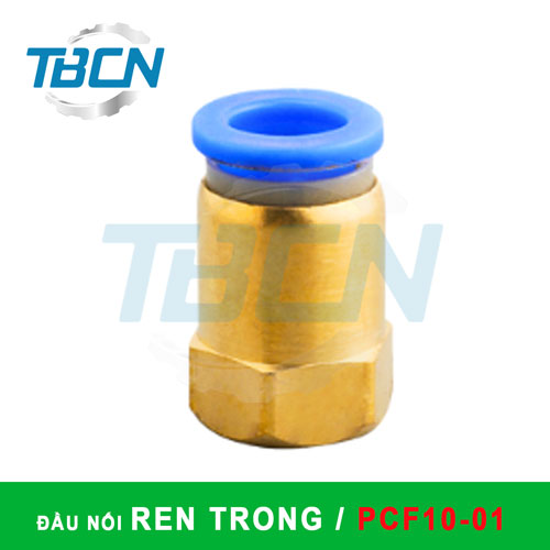 Đầu Nối Nhanh Khí Nén Ren Trong PCF10-01