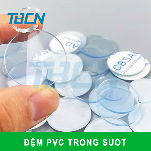 Miếng Đệm PVC Trơn Trong Suốt