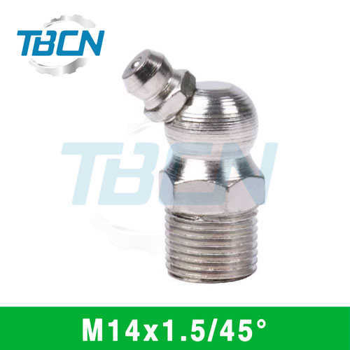 Vú Bơm Mỡ M14 Góc 45 Độ * Sắt