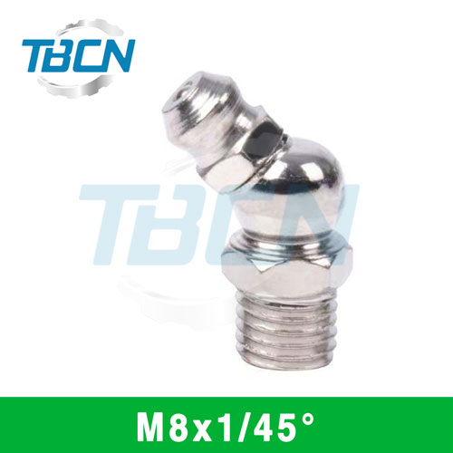 Vú Bơm Mỡ M8 Góc 45 Độ * Sắt