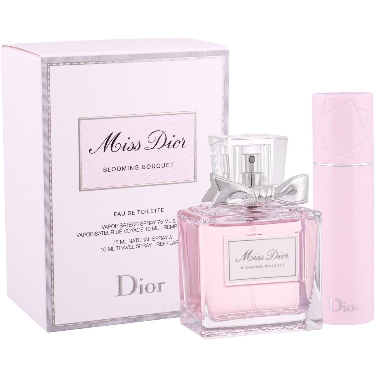 Gift Set Miss Dior Blooming Bouquet 2pcs  EDT 75ml  EDT 10ml   Su Bon