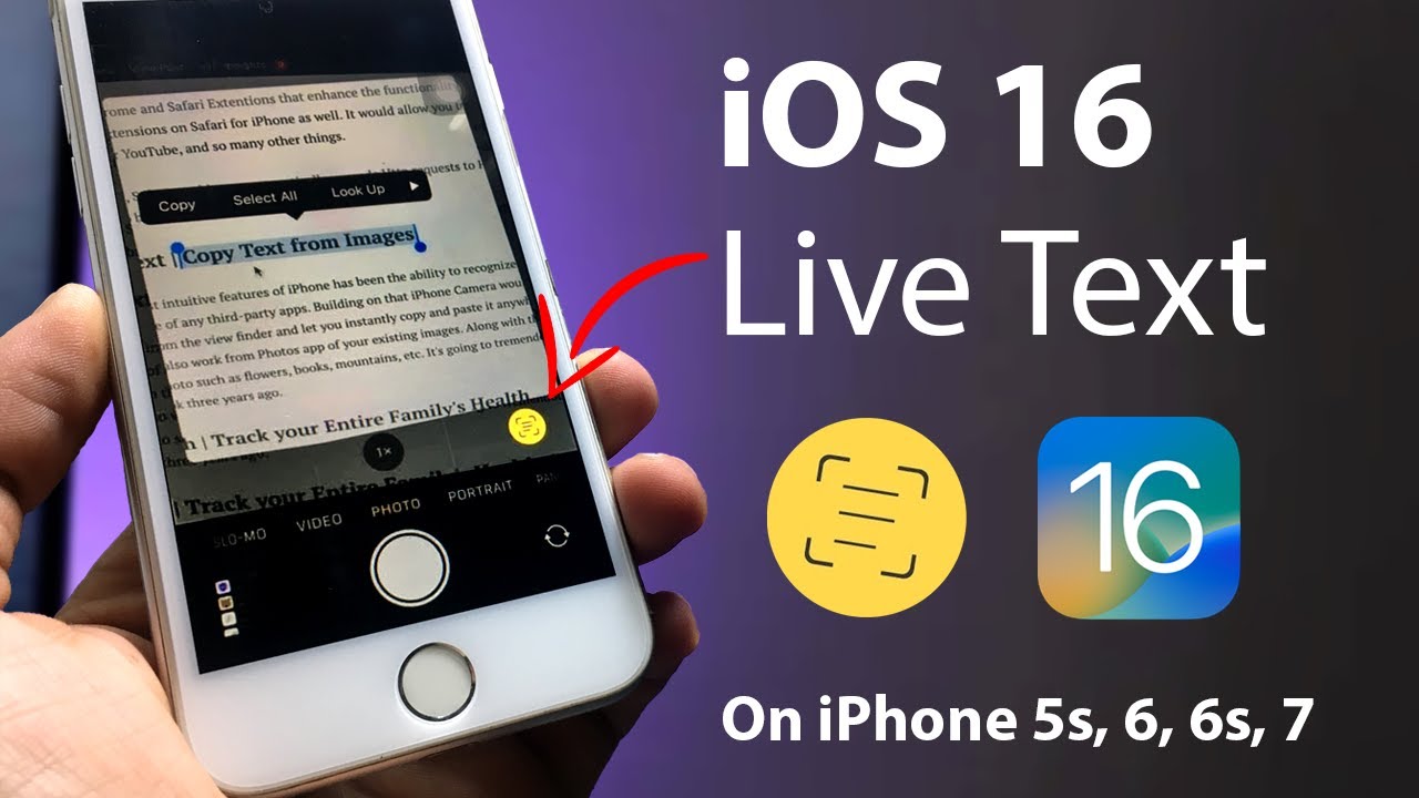Mở Live Text trên iPhone siêu dễ, giúp bạn quét nhanh mọi thông tin xung quanh mình