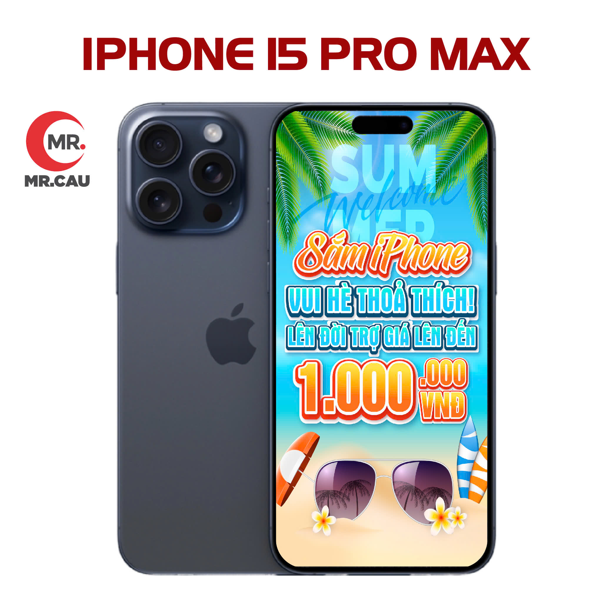 iPhone 15 Pro Max 256GB Likenew Pin 100% | MR CAU