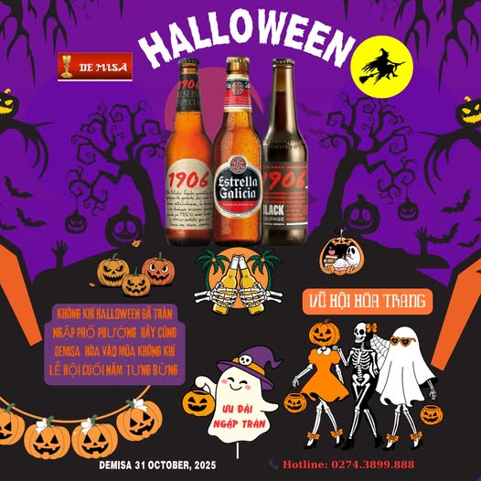 MÙA HALLOWEEN – BẬT CẢM XÚC, CHÁY HẾT MÌNH CÙNG DEMISA!