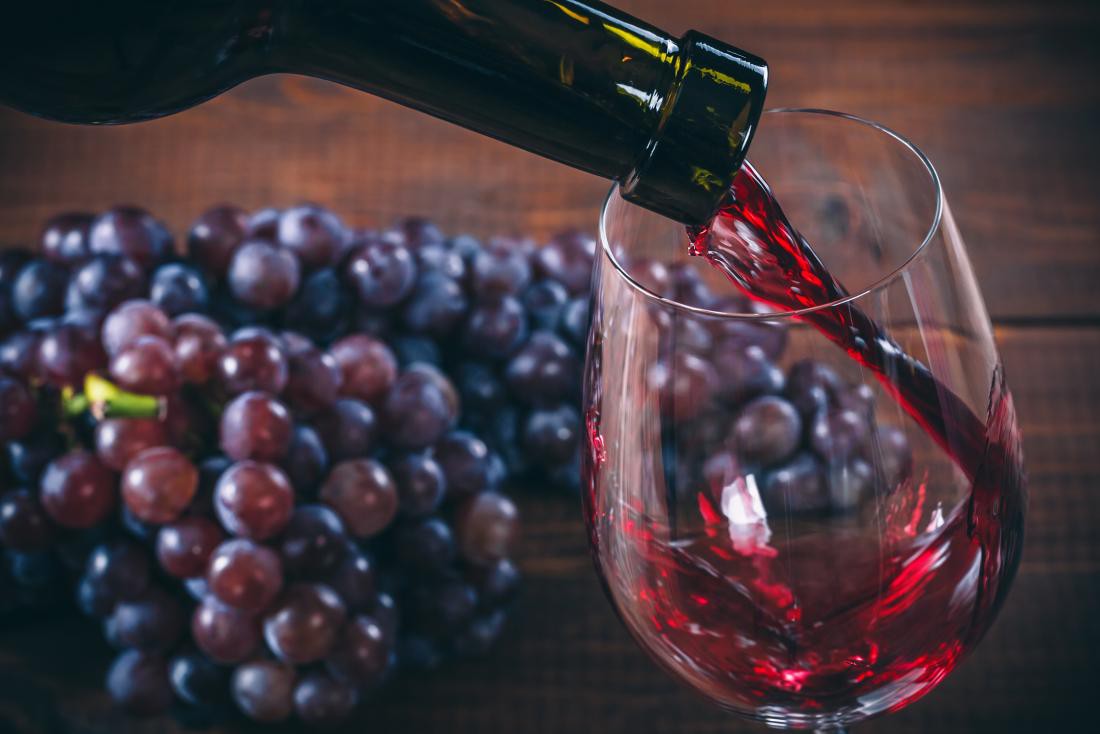Lợi ích của rượu vang đỏ đối với sức khỏe.
