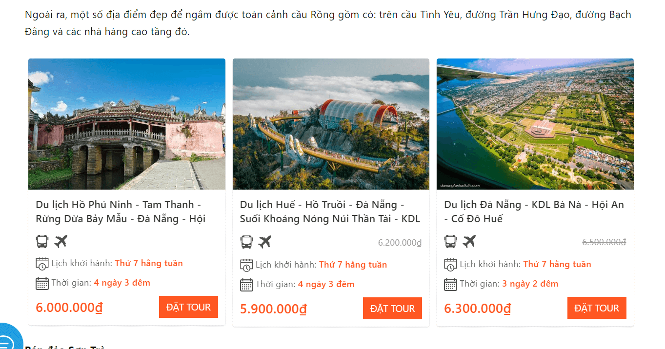 Evo Tour Sản phẩm trong tin tức