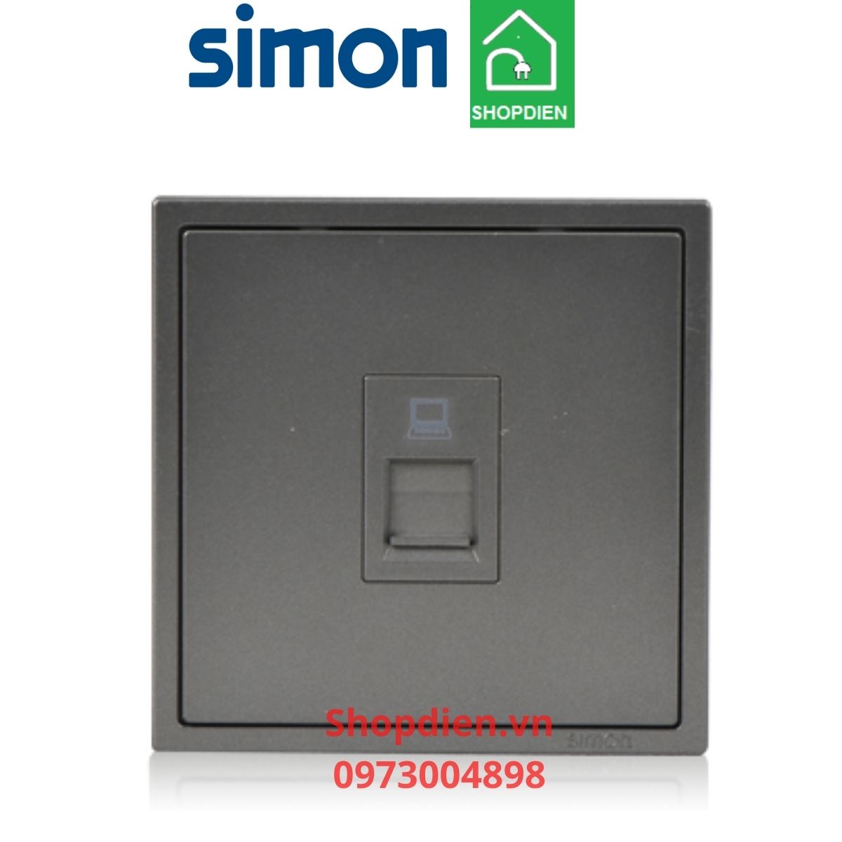 705218-61 SIMON i7 ổ cắm mạng cat6 màu ghi xám CÔNG TY TNHH THƯƠNG MẠI ...