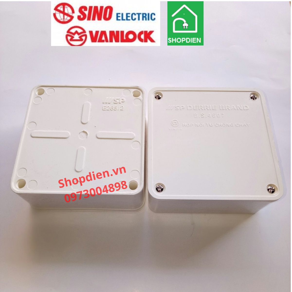 E265/33 SINO Hộp nối dây 160x160x80 mm CÔNG TY TNHH THƯƠNG MẠI VÀ KỸ ...