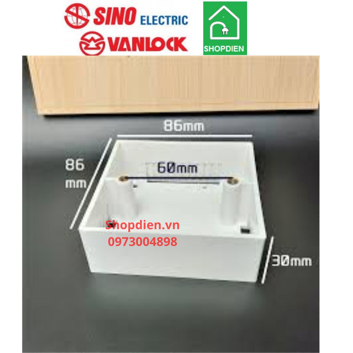 S238 SINO Đế nổi vuông loại thấp chuẩn Anh BS Standard CÔNG TY TNHH ...
