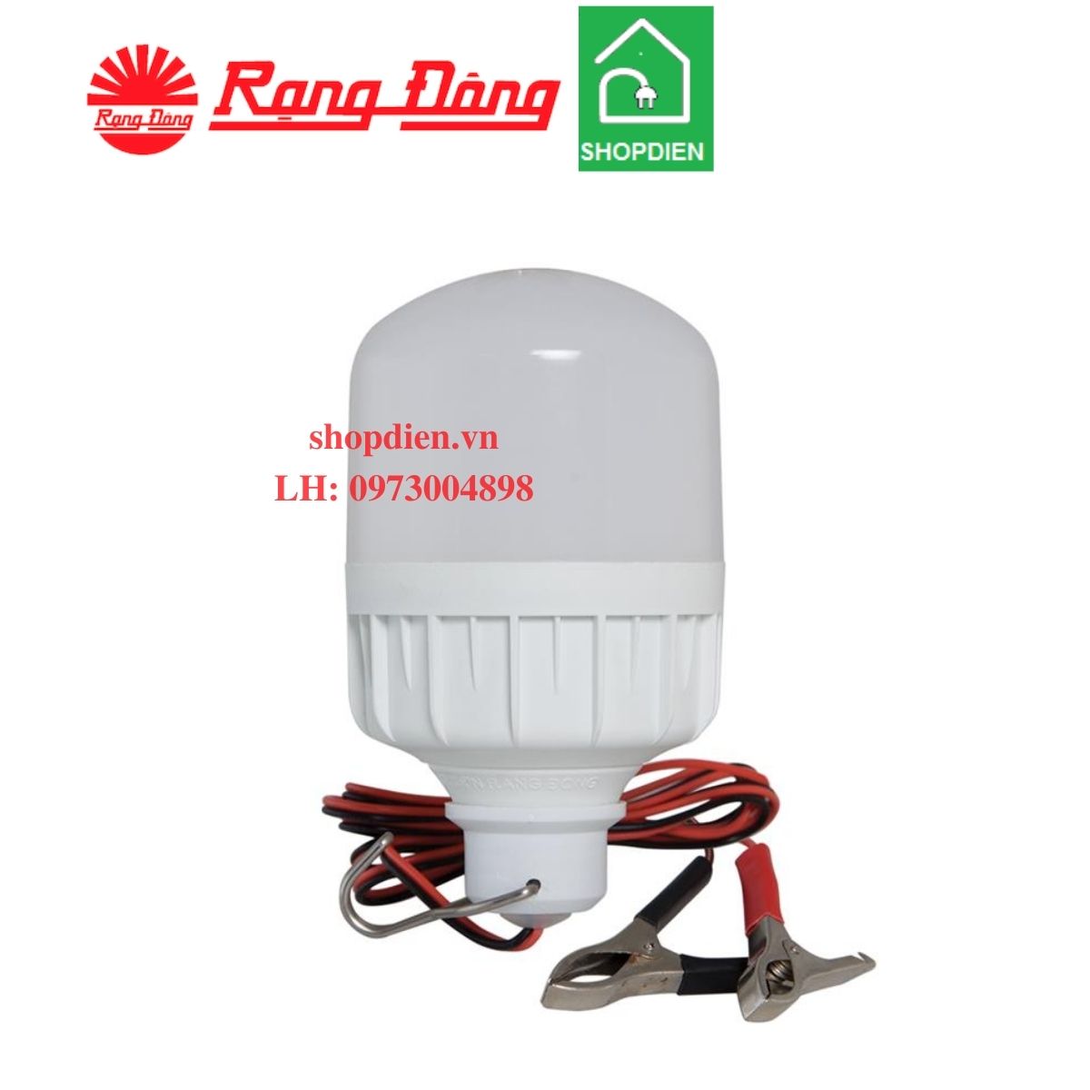 TR70N1 12W DCV2 Rạng Đông Bóng đèn tròn LED bulb 12W 12VDC dùng ắc quy ...
