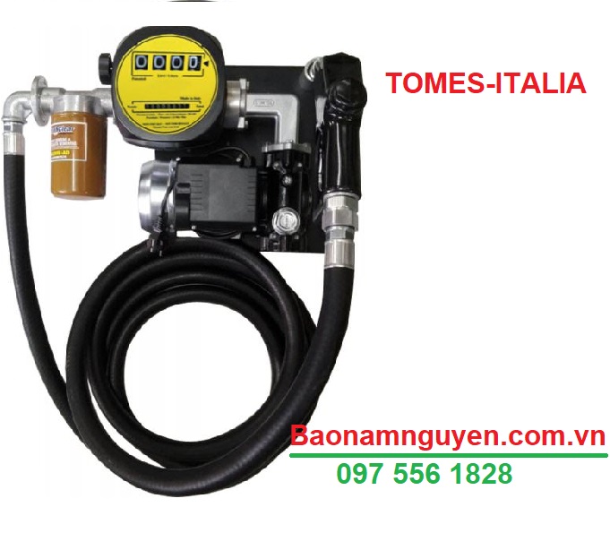 BƠM DẦU TOMES PLATE AC / Code DSPL0007 / 120 Lp / 220V / Kèm đồng hồ đo dầu