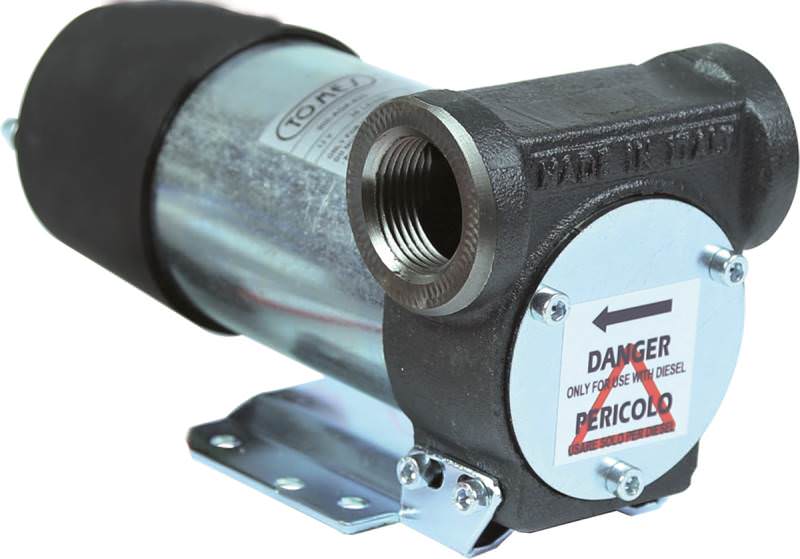 MÁY BƠM DẦU TOMES DETP0625 – 37 Lít/Phút | 12V DC | Bơm Cánh Gạt Di Động Nhập Khẩu Ý