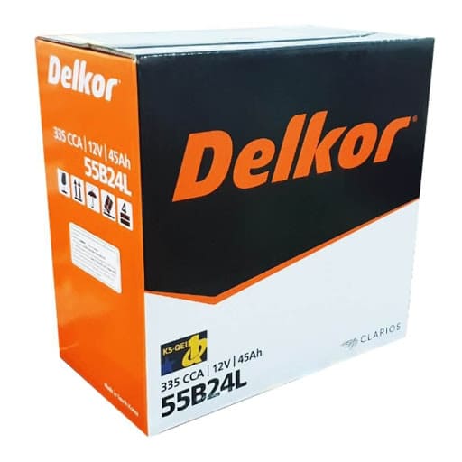 ắc quy delkor 55b24ls 12v 45ah