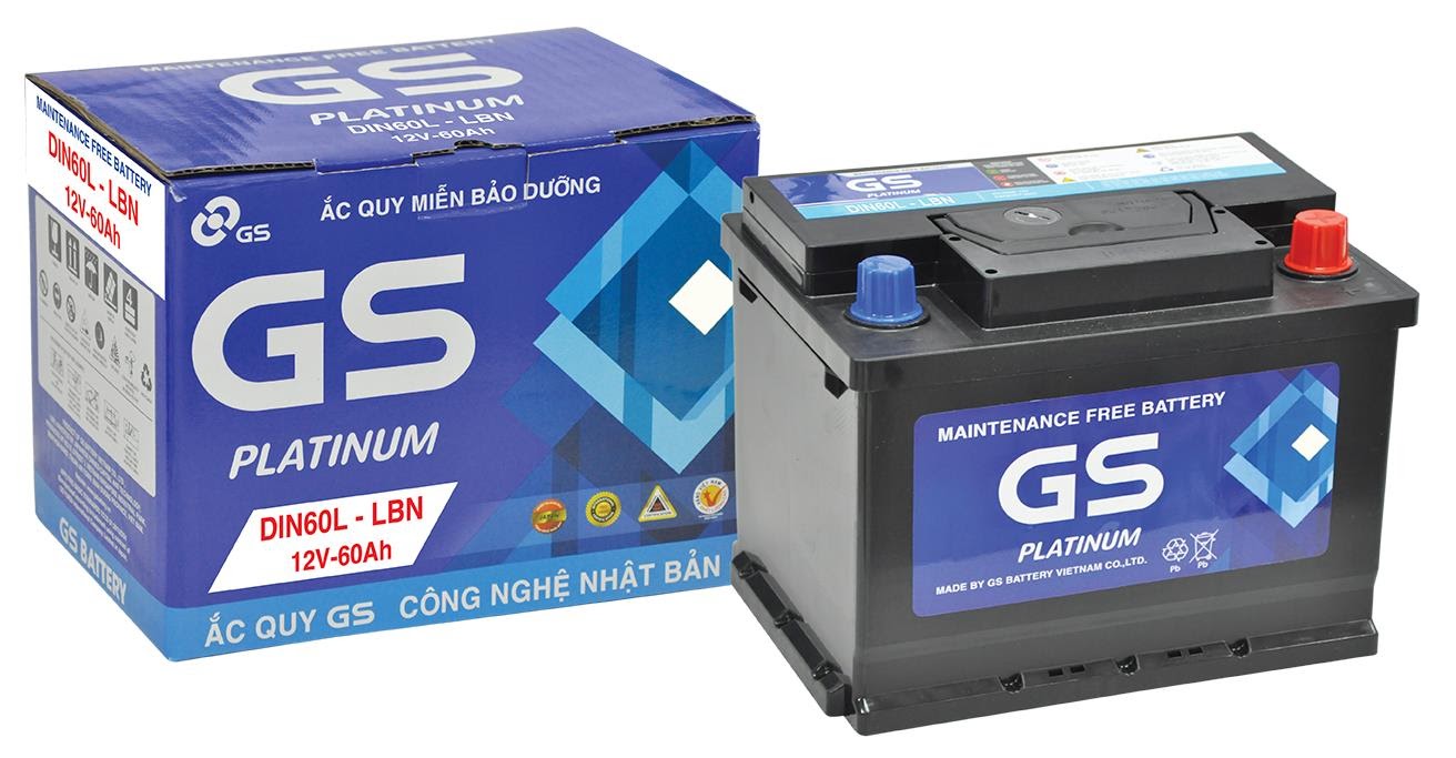 ắc quy gs 60ah