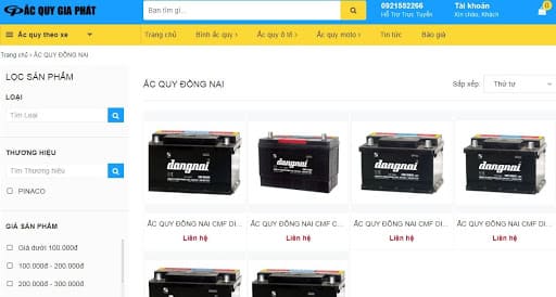 công ty ắc quy đồng nai