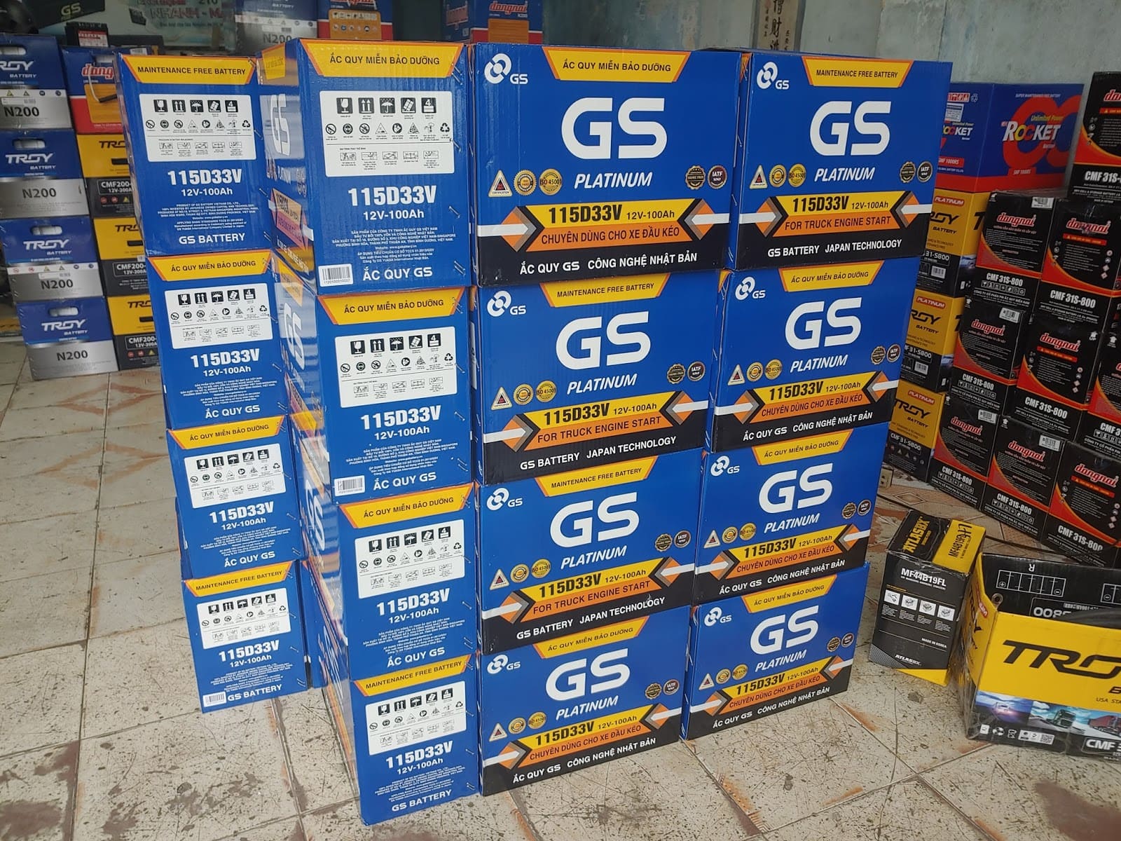 đại lý bán bình ắc quy gs