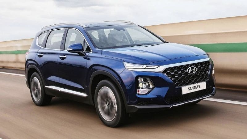 kích thước xe hyundai santafe