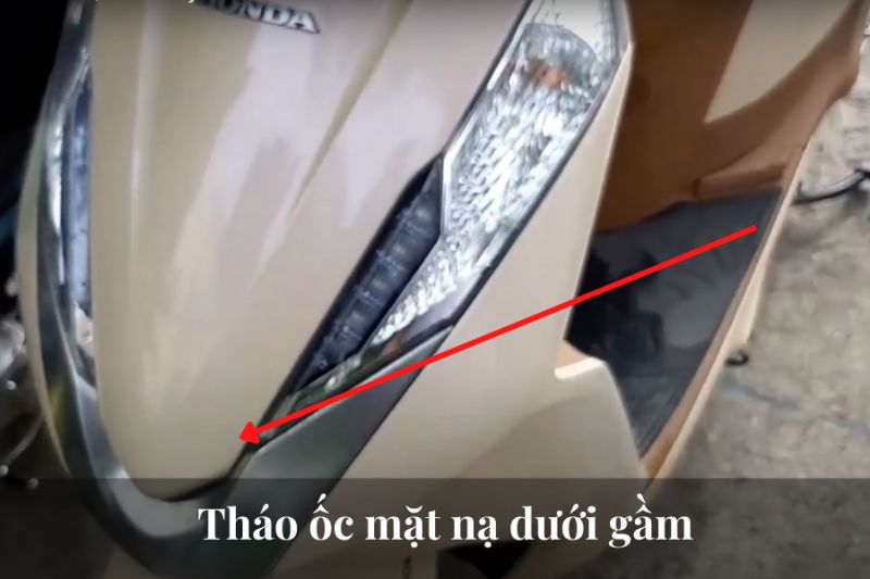 vị trí acquy xe lead