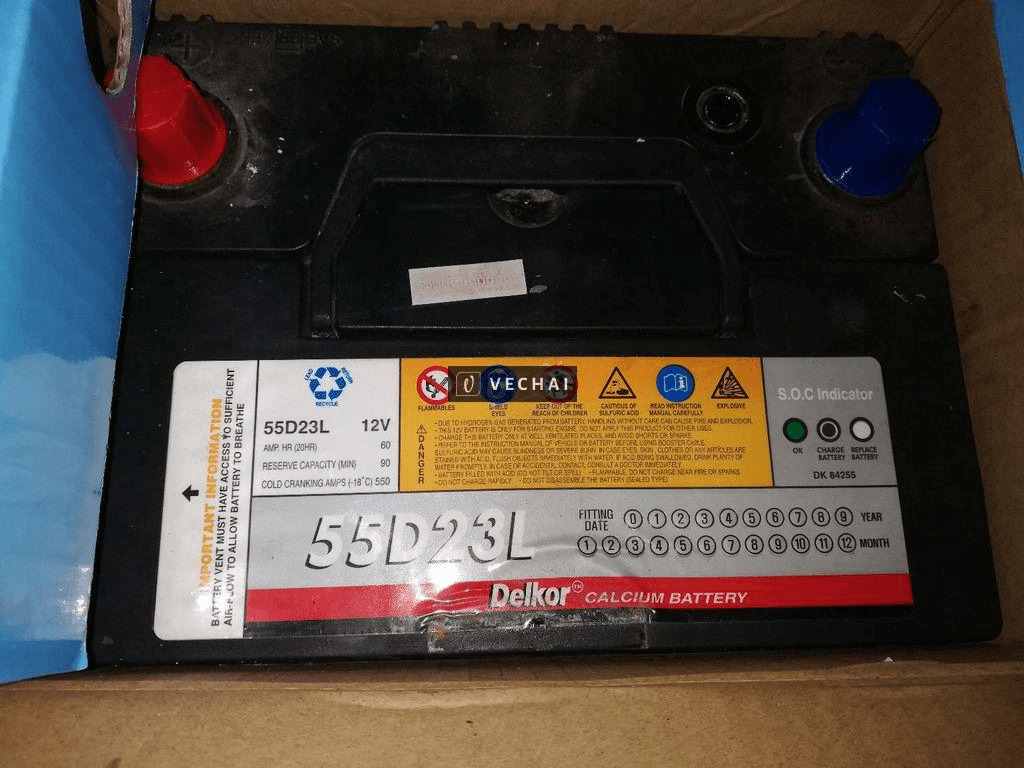 55d23l delkor аккумулятор
