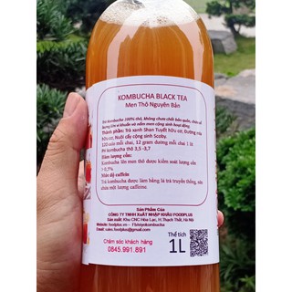 KOMBUCHA BLACK TEA - HỮU CƠ/DÙNG CHO QUÁN CAFE (Nguyên Chất Thô - chuyên dùng cho pha chế )