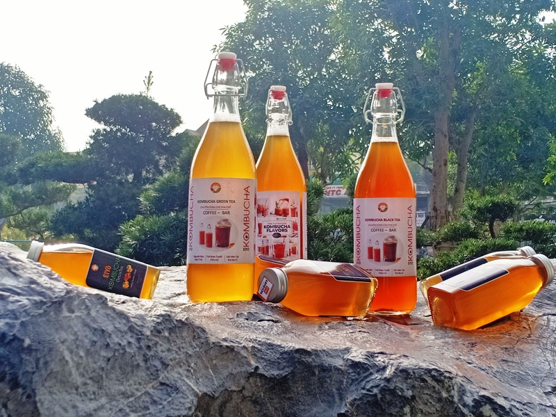 Trà KOMBUCHA BLACK TEA - Nguyên Chất Thô (chuyên dùng cho pha chế tại nhà & quan cà phê, quán bar, trà chanh, trà sữa)