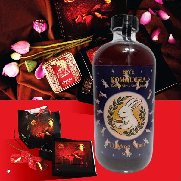 KOMBUCHA DƯỠNG NHAN – ĐẸP DA, AN THẦN