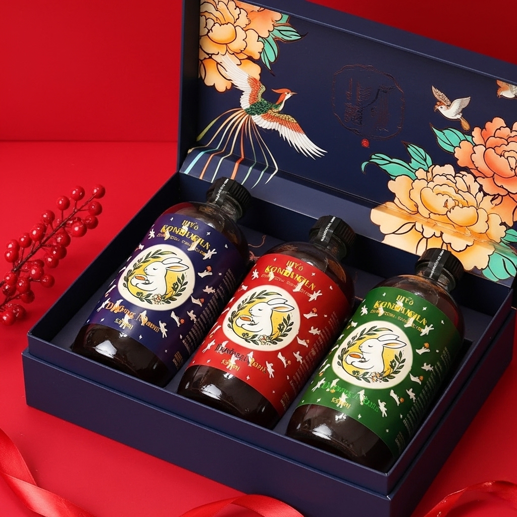 SÉT 3 CHAI KOMBUCHA DƯỠNG SINH - DƯỠNG NHAN, TÂM, THÂN