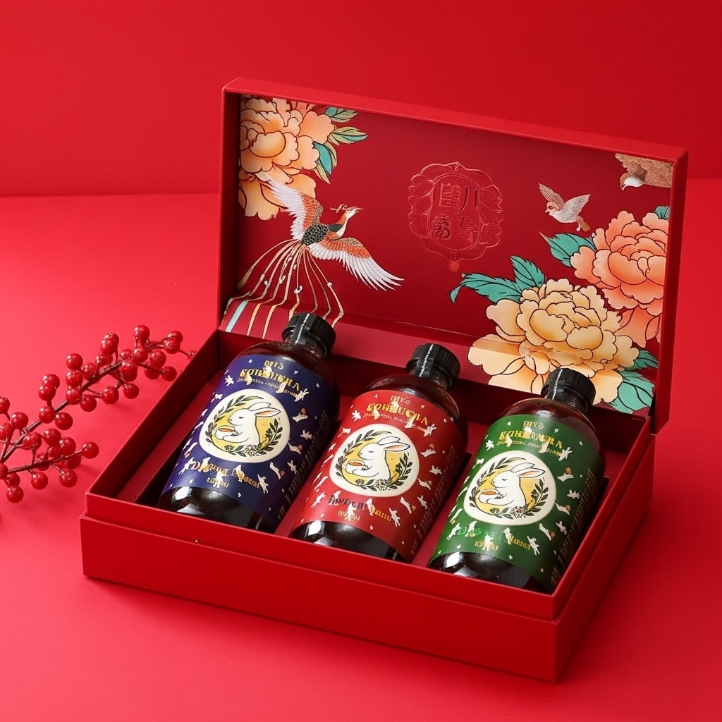SÉT 3 CHAI KOMBUCHA DƯỠNG SINH - DƯỠNG NHAN, TÂM, THÂN