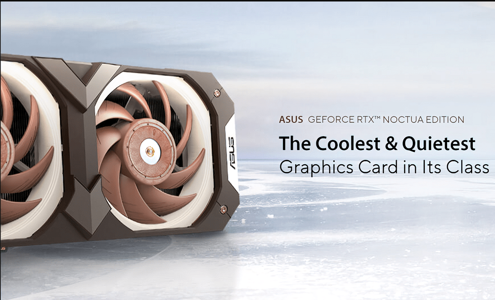 Card đồ họa Asus X Noctua GeForce RTX 3080 xuất hiện đầy bàng hoàng