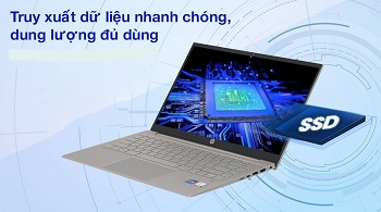 Hiệu năng mạnh mẽ đến từ CPU Gen 12Th 
