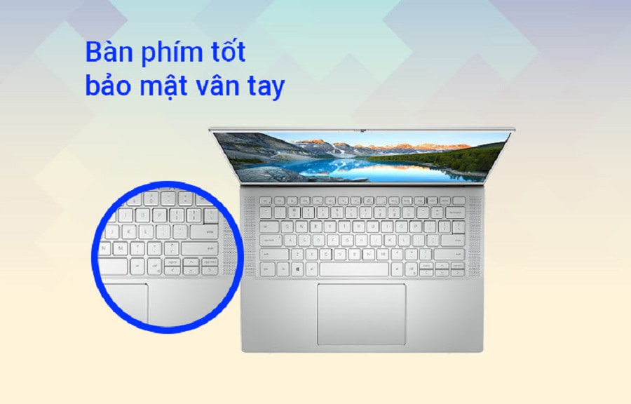 Bàn phím có hành trình phím sâu và touchpad mịn mượt dễ dàng sử dụng