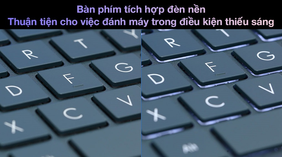 Bàn phím đem lại trải nghiệm gõ phím thoải mái
